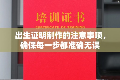 海港出生证明制作的注意事项，确保每一步都准确无误