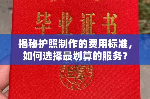 海港揭秘护照制作的费用标准，如何选择最划算的服务？