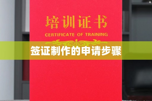 海港签证制作的申请步骤