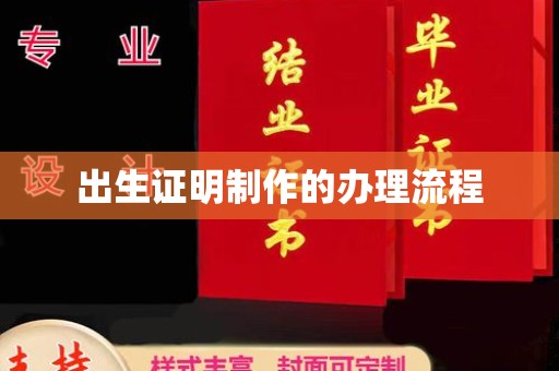 海港出生证明制作的办理流程