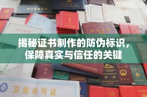海港揭秘证书制作的防伪标识，保障真实与信任的关键