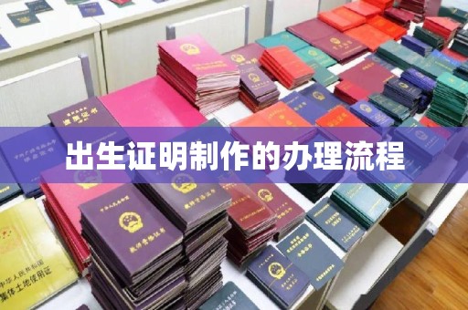 海港出生证明制作的办理流程